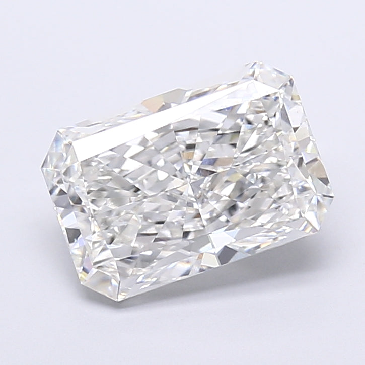 4.02 Carat Radiant Shaped, Very Good Cut, F Color, VS1 Clarity, IGI Certified Lab Grown Diamond