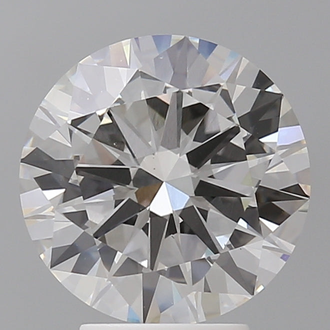 4.01 Carat Round Shaped, Excellent Cut, F Color, VS1 Clarity, IGI Certified Lab Grown Diamond