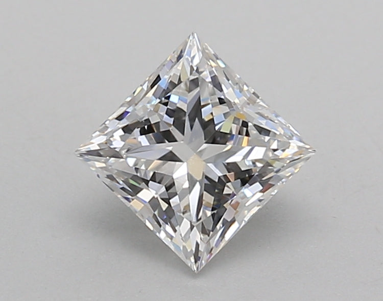 1.00 Carat Princess Shaped, Very Good Cut, D Color, VVS2 Clarity, IGI Certified Lab Grown Diamond