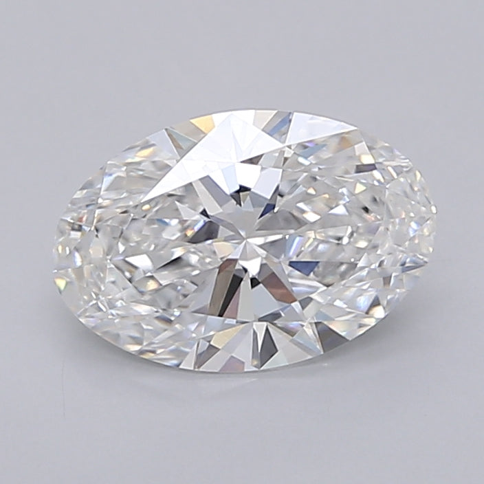 1.54 Carat Oval Shaped, Ideal Cut, E Color, VVS1 Clarity, IGI Certified Lab Grown Diamond