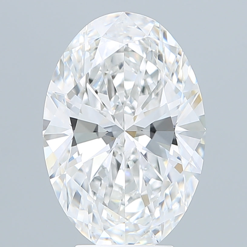 5.06 Carat Oval Shaped, Ideal Cut, D Color, VS1 Clarity, IGI Certified Lab Grown Diamond