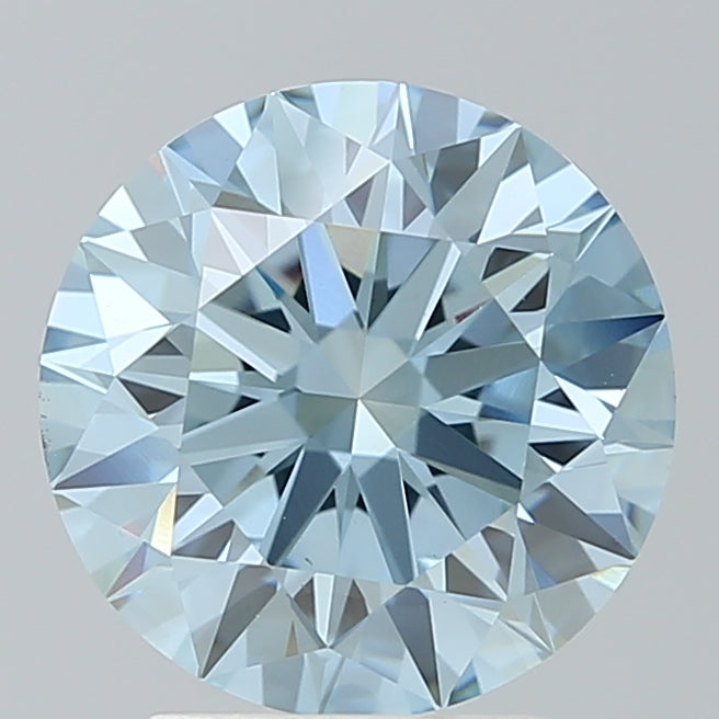 3.21 Carat Round Shaped, Ideal Cut, VS1 Clarity, IGI Certified Lab Grown Diamond