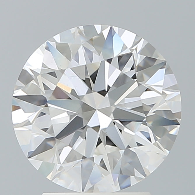 3.11 Carat Round Shaped, Ideal Cut, F Color, VS1 Clarity, IGI Certified Lab Grown Diamond