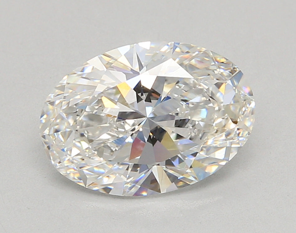 3.01 Carat Oval Shaped, Ideal Cut, E Color, VVS2 Clarity, IGI Certified Lab Grown Diamond