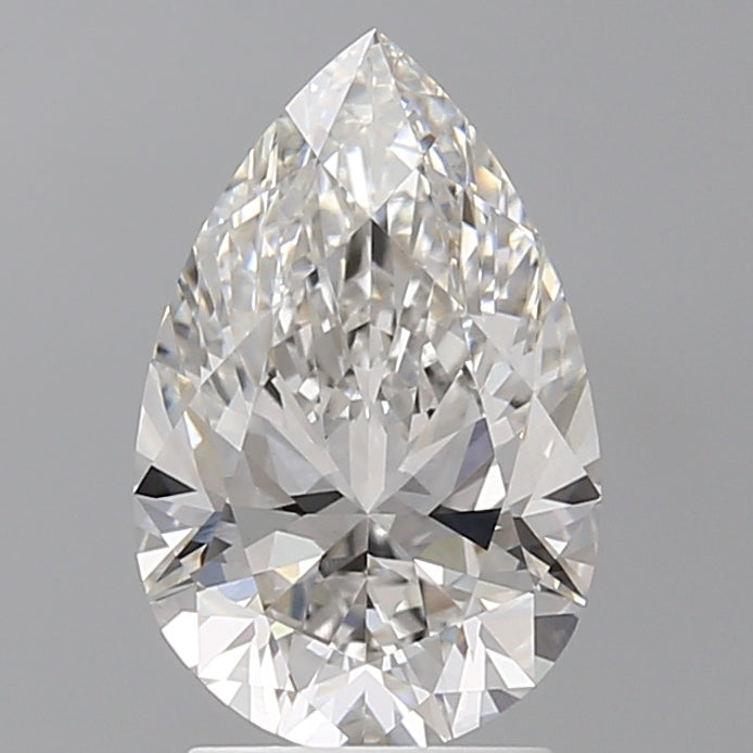2.51 Carat Pear Shaped, Ideal Cut, F Color, VVS2 Clarity, IGI Certified Lab Grown Diamond