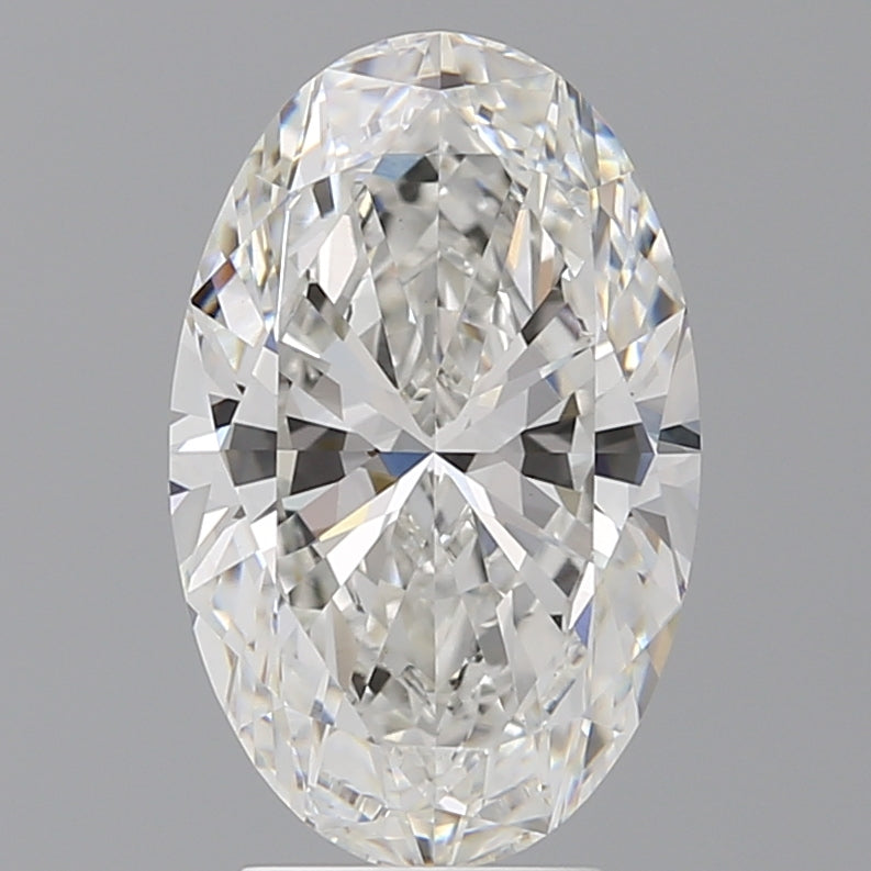 4.07 Carat Oval Shaped, Ideal Cut, F Color, VVS2 Clarity, IGI Certified Lab Grown Diamond