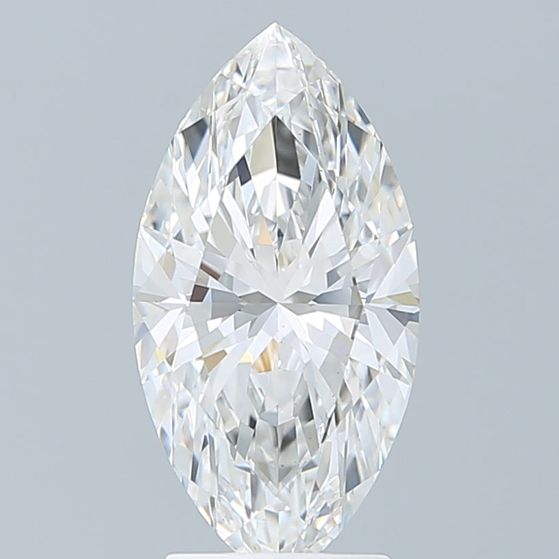 3.02 Carat Marquise Shaped, Ideal Cut, F Color, VS1 Clarity, IGI Certified Lab Grown Diamond