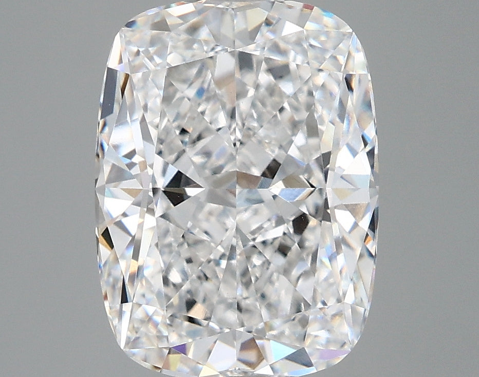 3.91 Carat Cushion Shaped, Very Good Cut, D Color, VVS2 Clarity, IGI Certified Lab Grown Diamond