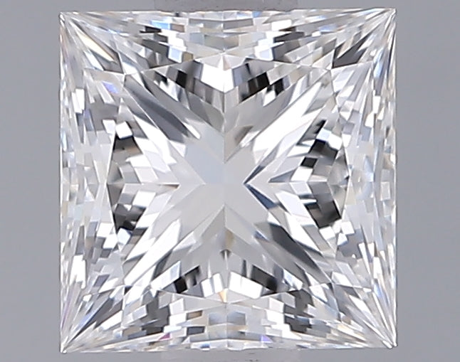 1.20 Carat Princess Shaped, Ideal Cut, E Color, VVS1 Clarity, IGI Certified Lab Grown Diamond