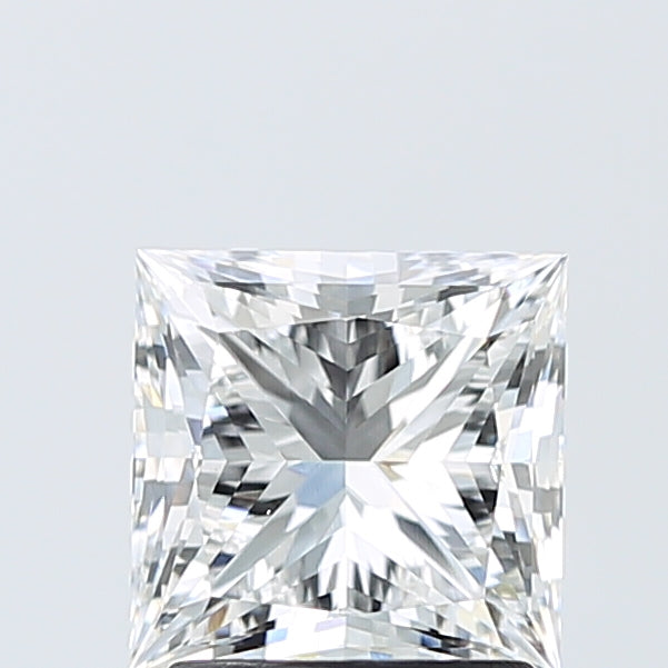 2.03 Carat Princess Shaped, Ideal Cut, D Color, VVS2 Clarity, IGI Certified Lab Grown Diamond