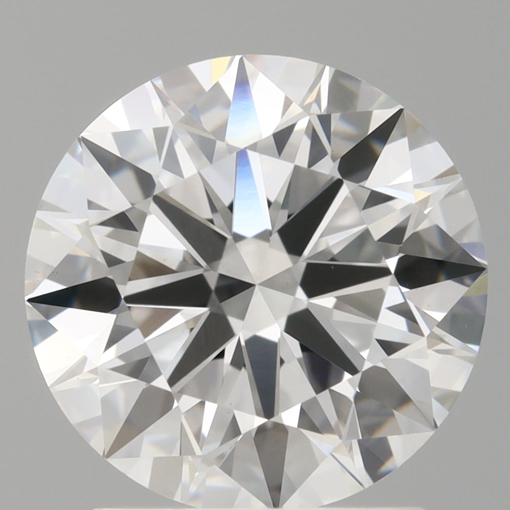 2.03 Carat Round Shaped, Ideal Cut, E Color, VVS2 Clarity, IGI Certified Lab Grown Diamond