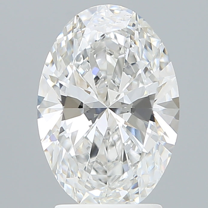 2.57 Carat Oval Shaped, Ideal Cut, E Color, VVS2 Clarity, IGI Certified Lab Grown Diamond