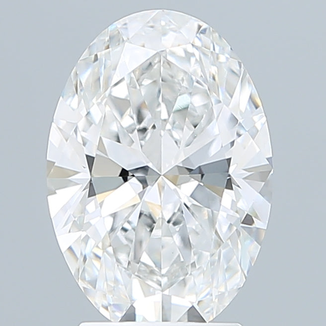 3.05 Carat Oval Shaped, Ideal Cut, E Color, VVS2 Clarity, IGI Certified Lab Grown Diamond