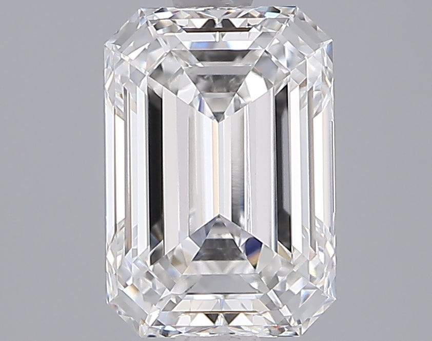 2.52 Carat Emerald Shaped, Ideal Cut, E Color, VVS1 Clarity, IGI Certified Lab Grown Diamond