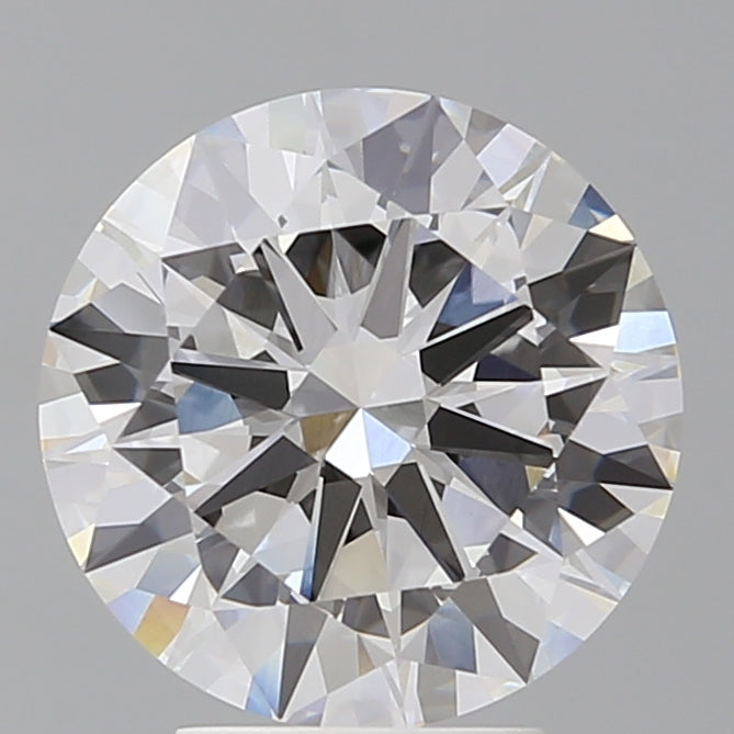 4.05 Carat Round Shaped, Excellent Cut, E Color, VVS2 Clarity, IGI Certified Lab Grown Diamond