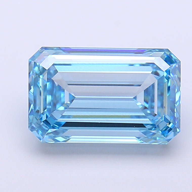 3.42 Carat Emerald Shaped, Very Good Cut, VVS2 Clarity, IGI Certified Lab Grown Diamond