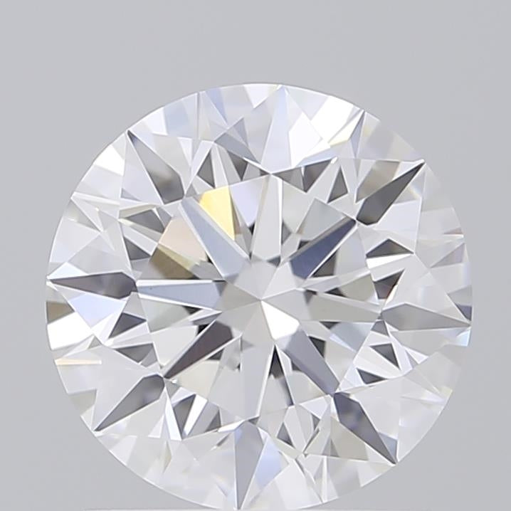 1.54 Carat Round Shaped, Excellent Cut, D Color, VVS2 Clarity, IGI Certified Lab Grown Diamond
