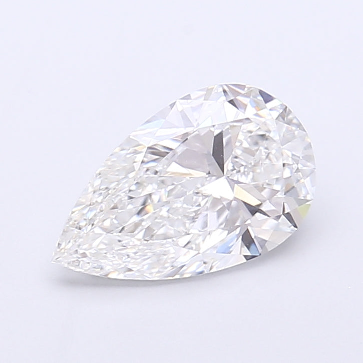 1.43 Carat Pear Shaped, Very Good Cut, D Color, VVS2 Clarity, IGI Certified Lab Grown Diamond