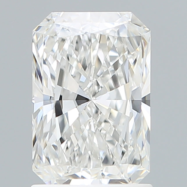 1.58 Carat Radiant Shaped, Ideal Cut, E Color, VVS1 Clarity, IGI Certified Lab Grown Diamond
