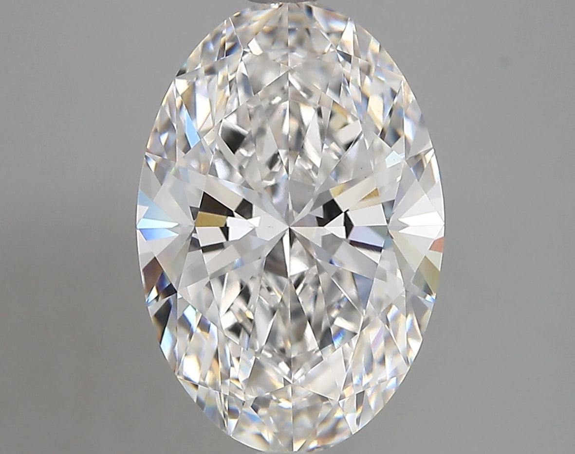 4.12 Carat Oval Shaped, Very Good Cut, F Color, VVS2 Clarity, IGI Certified Lab Grown Diamond