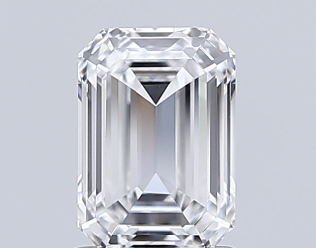 1.42 Carat Emerald Shaped, Ideal Cut, D Color, IF Clarity, IGI Certified Lab Grown Diamond