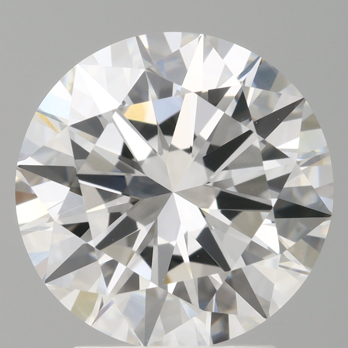 3.00 Carat Round Shaped, Excellent Cut, E Color, VVS2 Clarity, IGI Certified Lab Grown Diamond