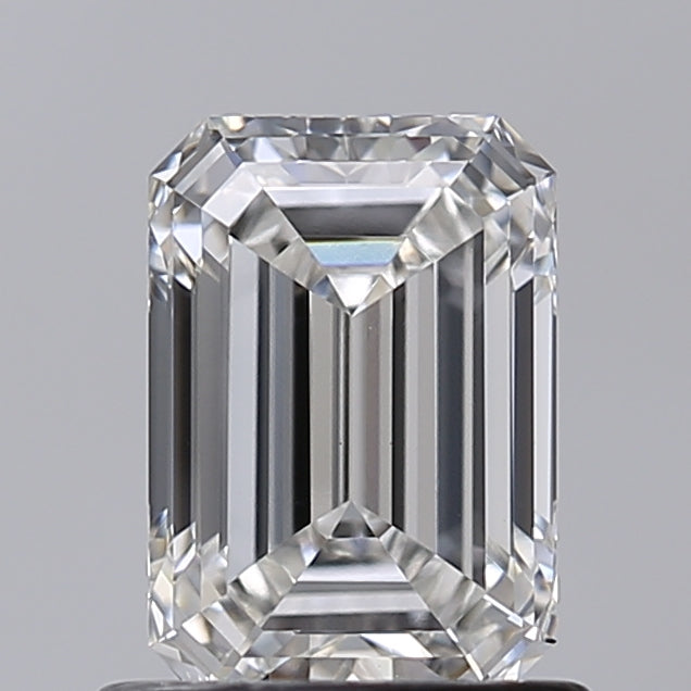 1.00 Carat Emerald Shaped, Excellent Cut, G Color, VVS2 Clarity, IGI Certified Lab Grown Diamond