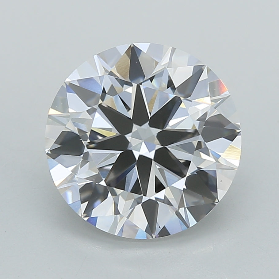 3.50 Carat Round Shaped, Very Good Cut, F Color, VS1 Clarity, IGI Certified Lab Grown Diamond