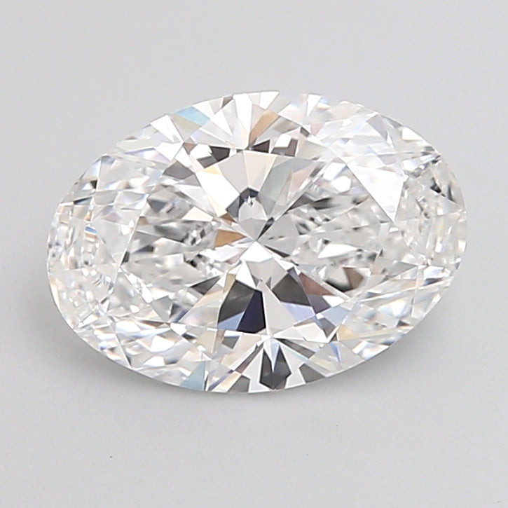 3.08 Carat Oval Shaped, Ideal Cut, E Color, VVS2 Clarity, IGI Certified Lab Grown Diamond