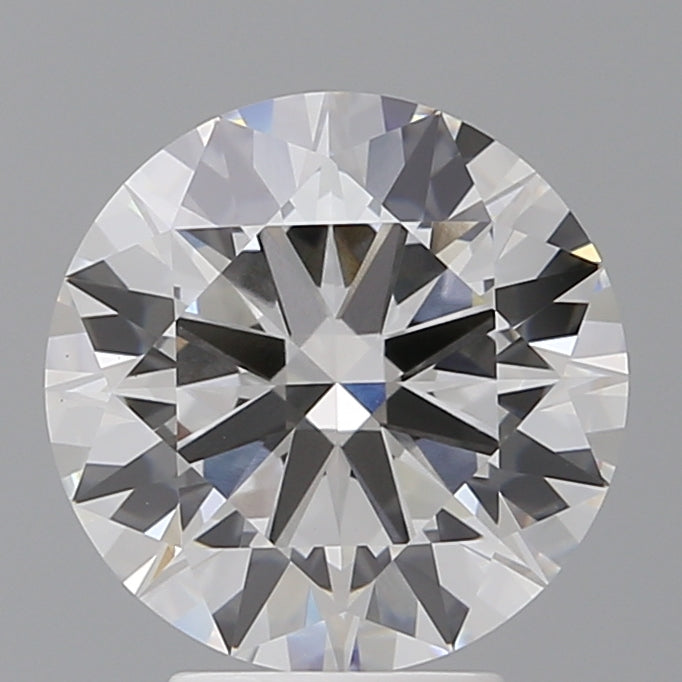 4.05 Carat Round Shaped, Ideal Cut, F Color, VVS2 Clarity, IGI Certified Lab Grown Diamond