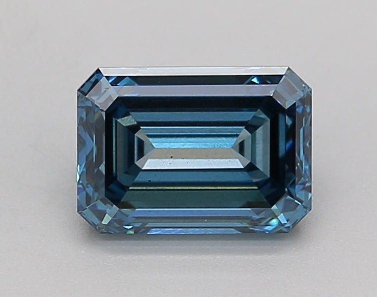 1.25 Carat Emerald Shaped, Ideal Cut, VS2 Clarity, IGI Certified Lab Grown Diamond