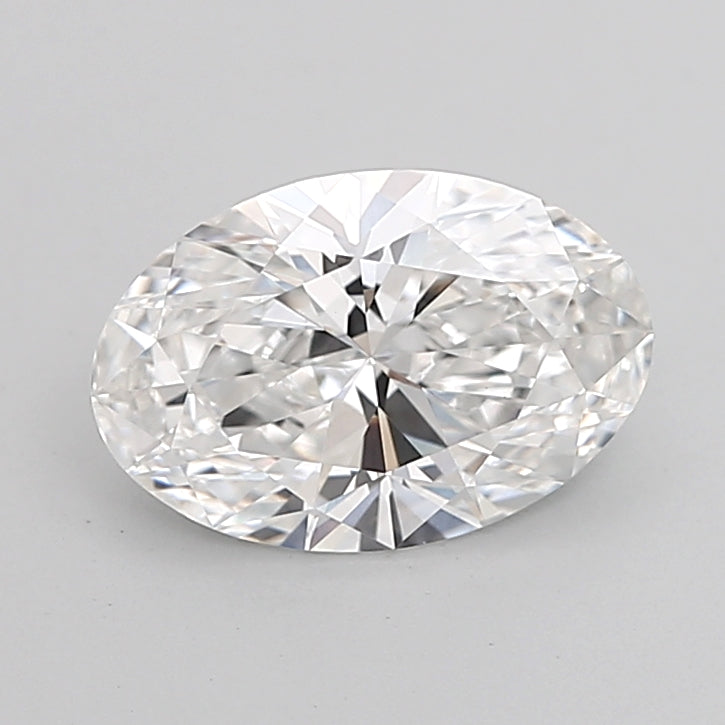 2.05 Carat Oval Shaped, Ideal Cut, D Color, VVS2 Clarity, IGI Certified Lab Grown Diamond