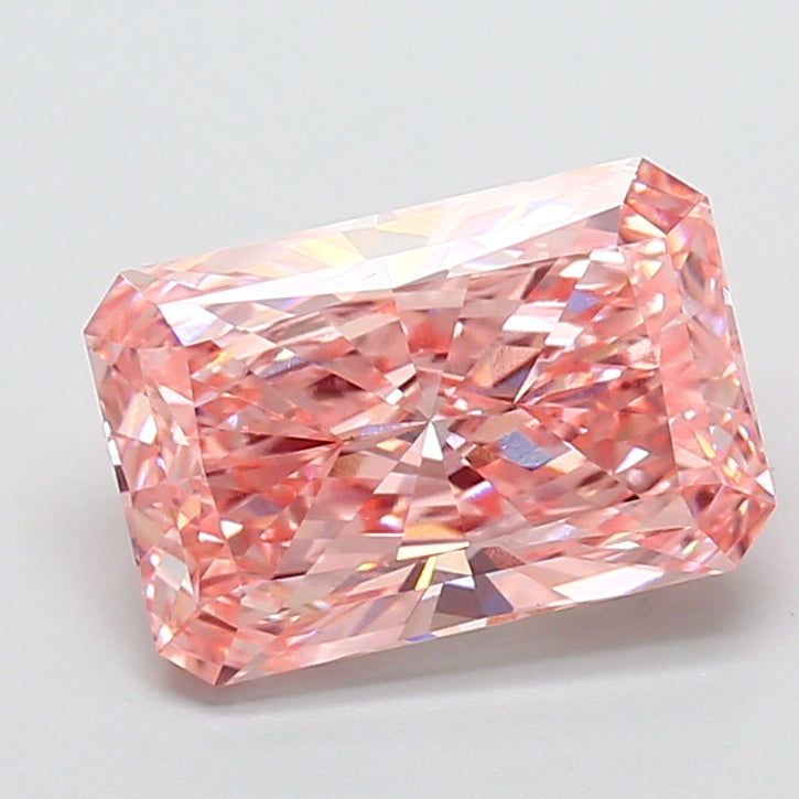 4.02 Carat Radiant Shaped, Very Good Cut, VVS2 Clarity, IGI Certified Lab Grown Diamond