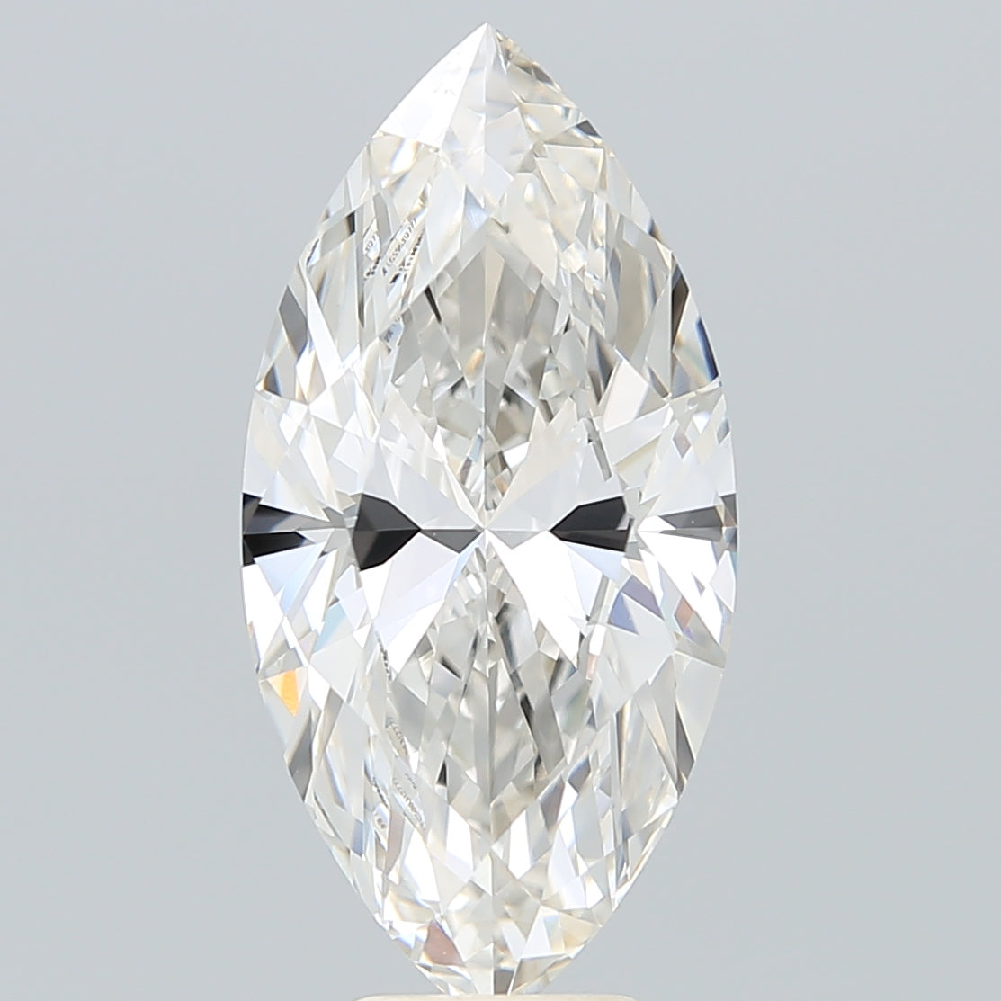 6.61 Carat Marquise Shaped, Ideal Cut, H Color, VVS2 Clarity, IGI Certified Lab Grown Diamond