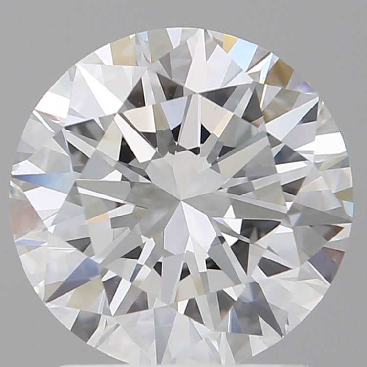 2.00 Carat Round Shaped, Excellent Cut, E Color, VVS2 Clarity, IGI Certified Lab Grown Diamond