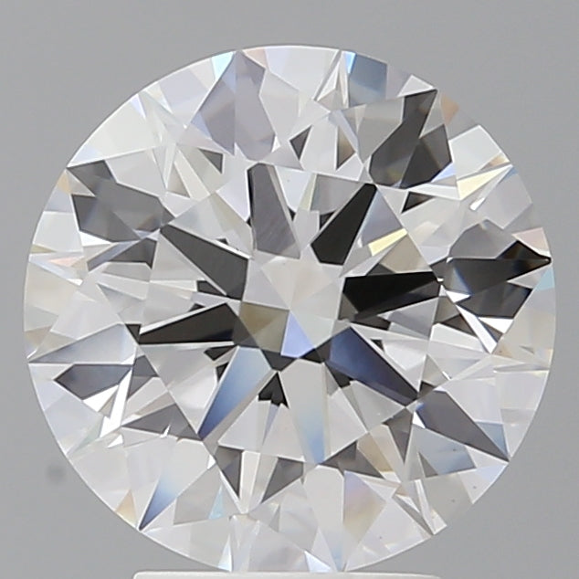 4.08 Carat Round Shaped, Ideal Cut, E Color, VVS2 Clarity, IGI Certified Lab Grown Diamond