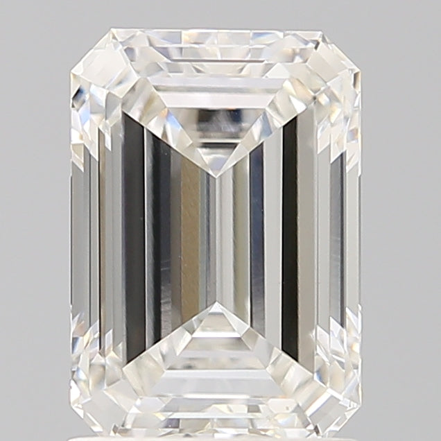 1.70 Carat Emerald Shaped, Ideal Cut, G Color, VS1 Clarity, IGI Certified Lab Grown Diamond