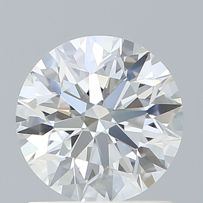 1.23 Carat Round Shaped, Excellent Cut, D Color, VVS2 Clarity, IGI Certified Lab Grown Diamond