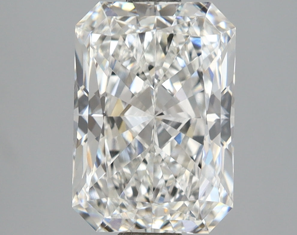 2.52 Carat Radiant Shaped, Ideal Cut, E Color, VVS2 Clarity, IGI Certified Lab Grown Diamond