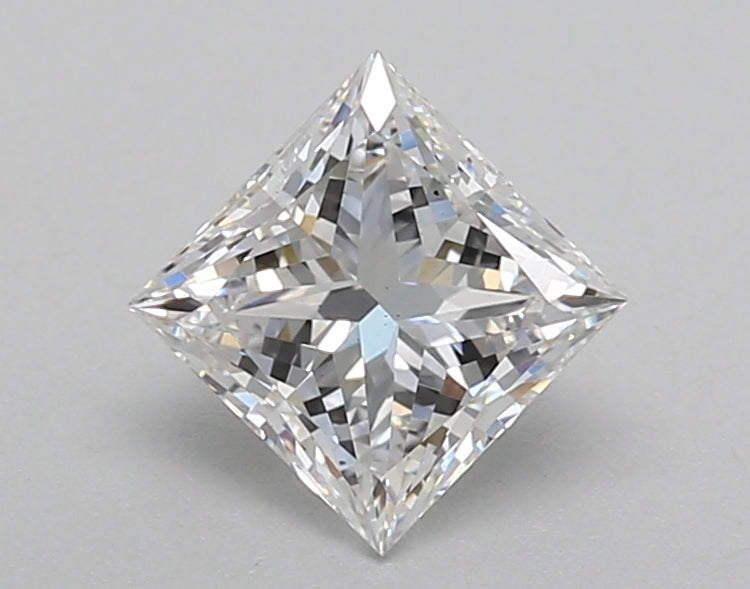 1.02 Carat Princess Shaped, Excellent Cut, D Color, VS2 Clarity, IGI Certified Lab Grown Diamond