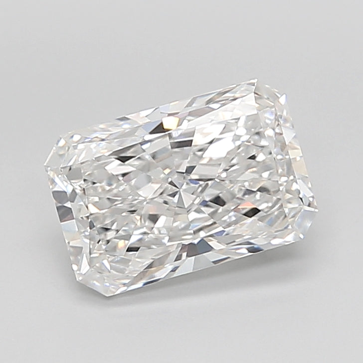 3.54 Carat Radiant Shaped, Ideal Cut, E Color, VVS2 Clarity, IGI Certified Lab Grown Diamond