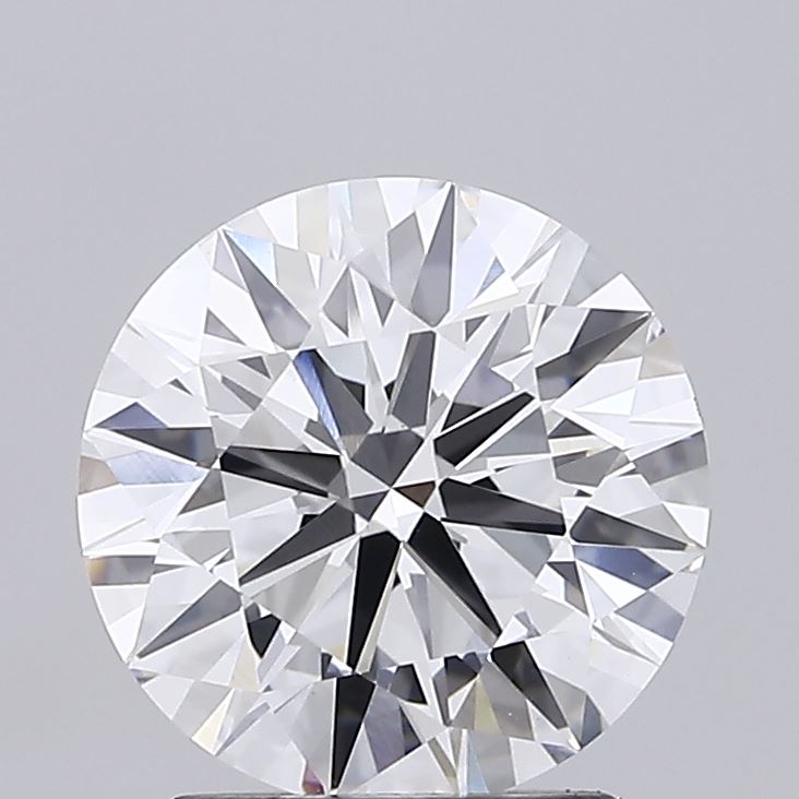 2.13 Carat Round Shaped, Ideal Cut, E Color, VVS2 Clarity, IGI Certified Lab Grown Diamond