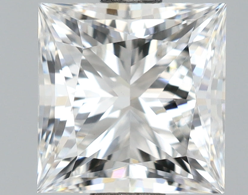 1.86 Carat Princess Shaped, Ideal Cut, F Color, VS1 Clarity, IGI Certified Lab Grown Diamond