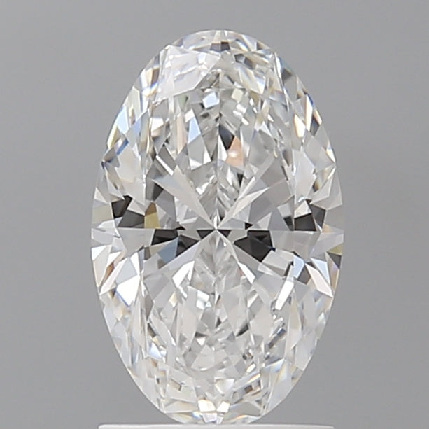 1.60 Carat Oval Shaped, Ideal Cut, D Color, VVS2 Clarity, IGI Certified Lab Grown Diamond
