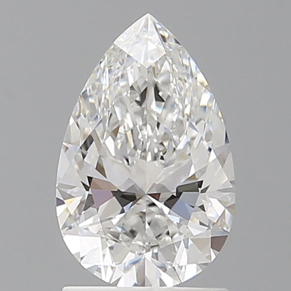 1.52 Carat Pear Shaped, Ideal Cut, E Color, VVS2 Clarity, IGI Certified Lab Grown Diamond