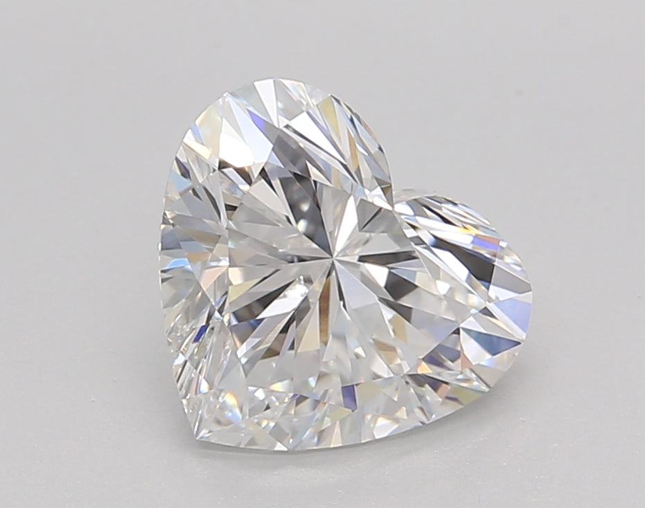 2.02 Carat Heart Shaped, Excellent Cut, D Color, VVS1 Clarity, IGI Certified Lab Grown Diamond