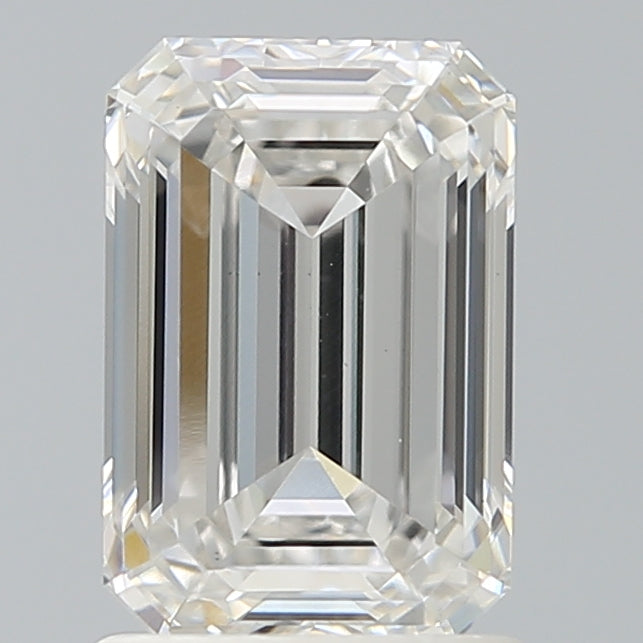 1.79 Carat Emerald Shaped, Ideal Cut, G Color, VVS2 Clarity, IGI Certified Lab Grown Diamond