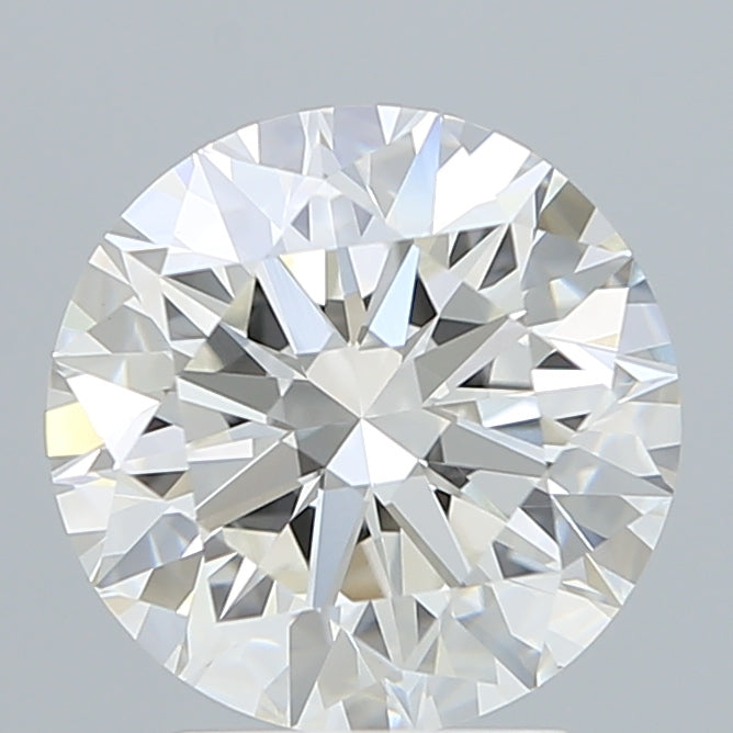 3.30 Carat Round Shaped, Excellent Cut, F Color, VVS2 Clarity, IGI Certified Lab Grown Diamond
