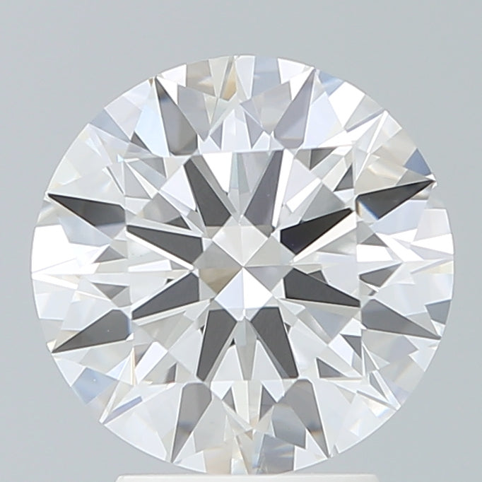 3.17 Carat Round Shaped, Ideal Cut, F Color, VVS2 Clarity, IGI Certified Lab Grown Diamond