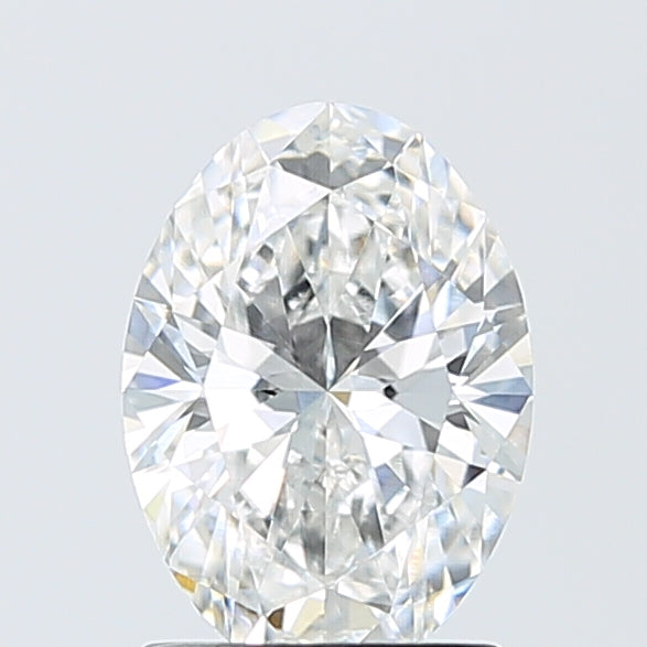 1.55 Carat Oval Shaped, Ideal Cut, E Color, VVS2 Clarity, IGI Certified Lab Grown Diamond